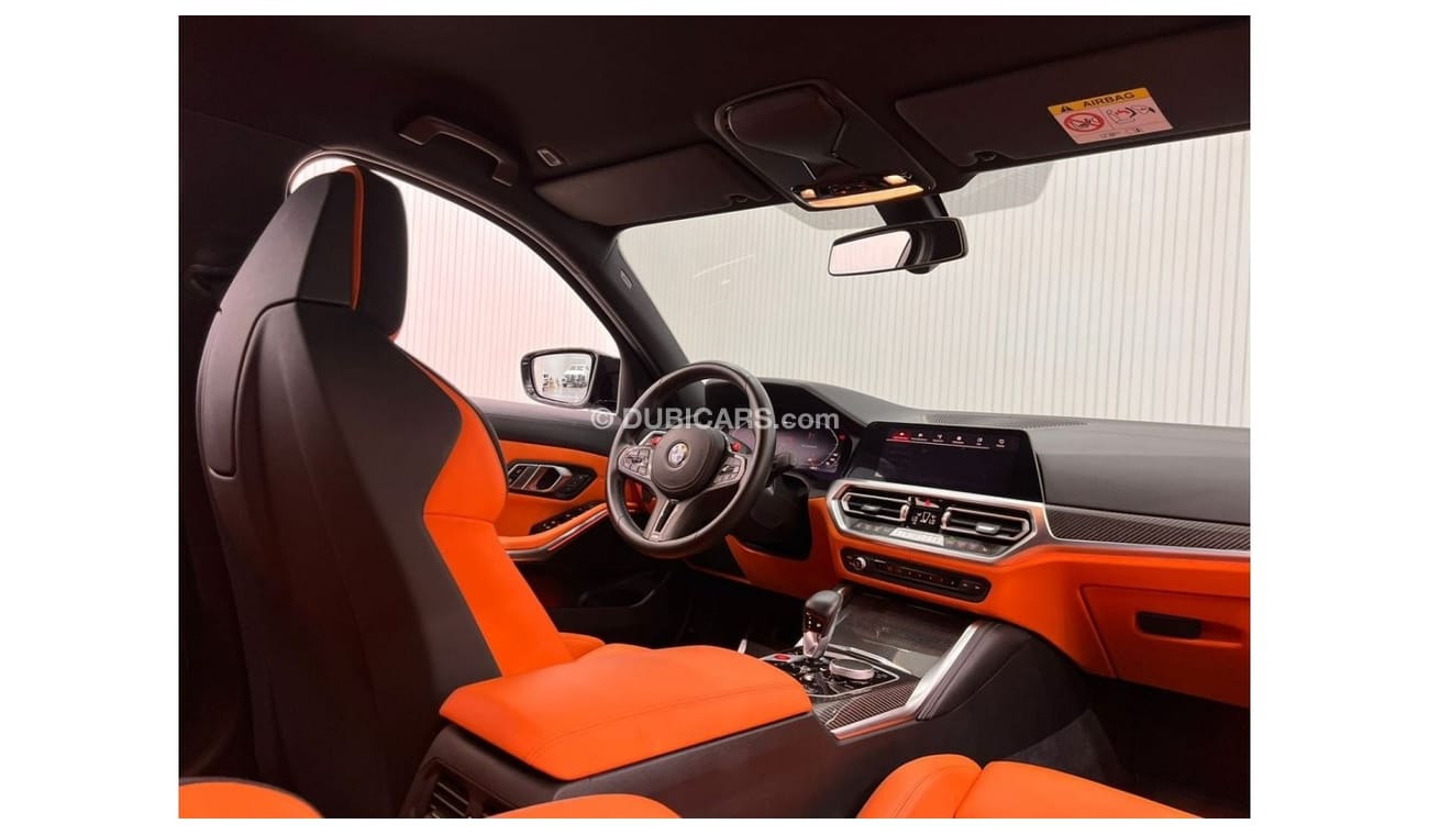 بي أم دبليو M3 2022 BMW M3 Competition, February 2027 BMW Warranty + Service Contract, Full Options, Low Kms, GCC