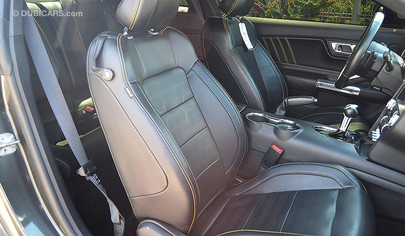 Ford Mustang GT Premium, Black Ed., 5.0 V8 GCC w/ 100K km WTY or until 2021 and 60K km SERV @ Al Tayer