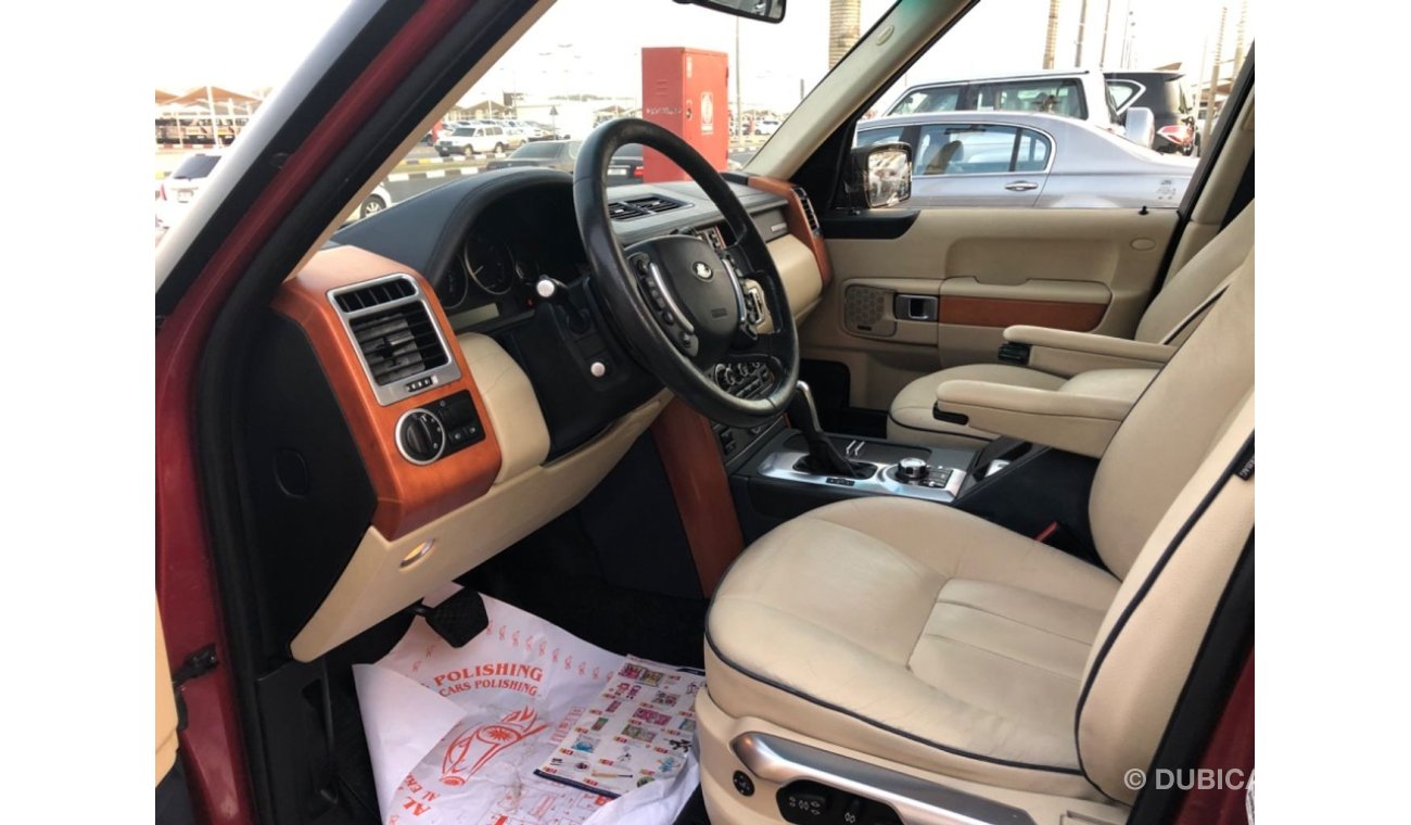 Land Rover Range Rover HSE رانج فوج 2008 خليجي بدون سوبر نظيف لايعاني من اي مشاكل