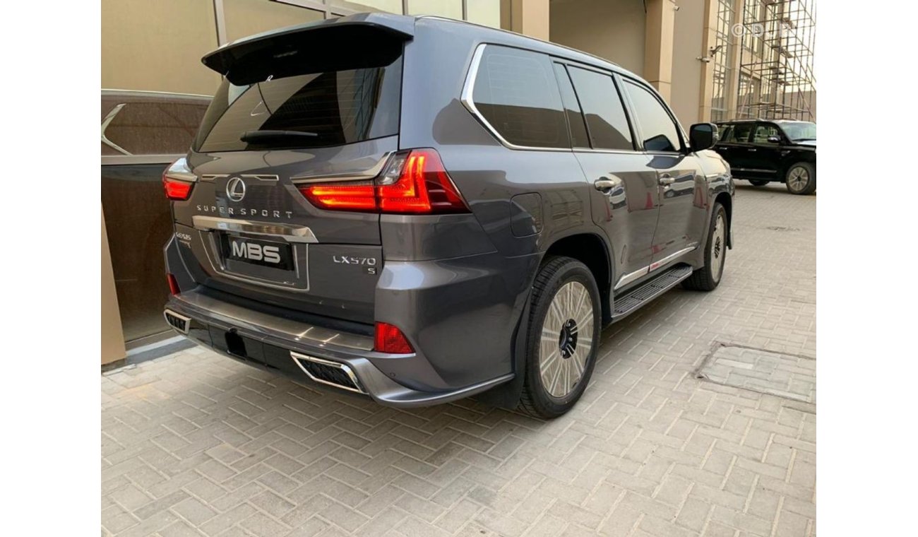 لكزس LX 570 Super Sport 5.7L Petrol Full Option with MBS Autobiography Massage Seat