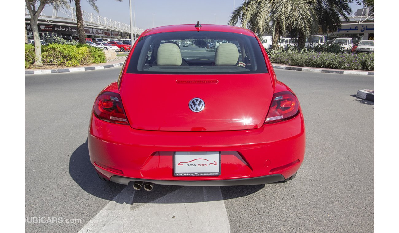 فولكس واجن بيتيل VOLKSWAGEN BEETLE -2014 - ZERO DOWN PAYMENT - 650 AED/MONTHLY - 1 YEAR WARRANTY