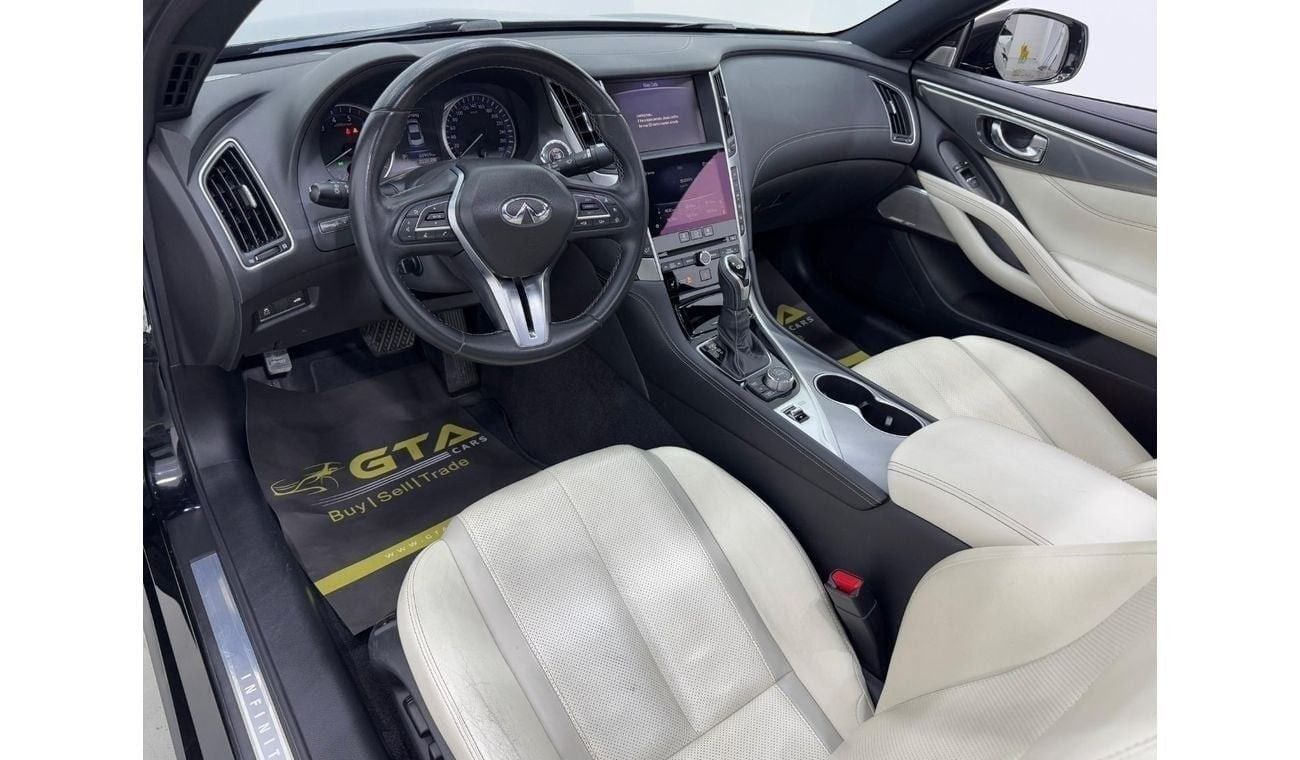 إنفينيتي Q60 Premium Luxury 3.0L 2017 Infiniti Q60 Premium 3.0t, Warranty, Full Infiniti Service History, Low Kms