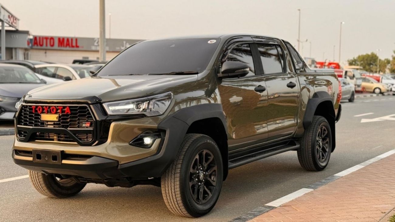 Toyota Hilux 2024 GR SPORTS | OLIVE GREEN | 2.8L DIESEL | RHD | 2023 | 360 VIEW CAMERA