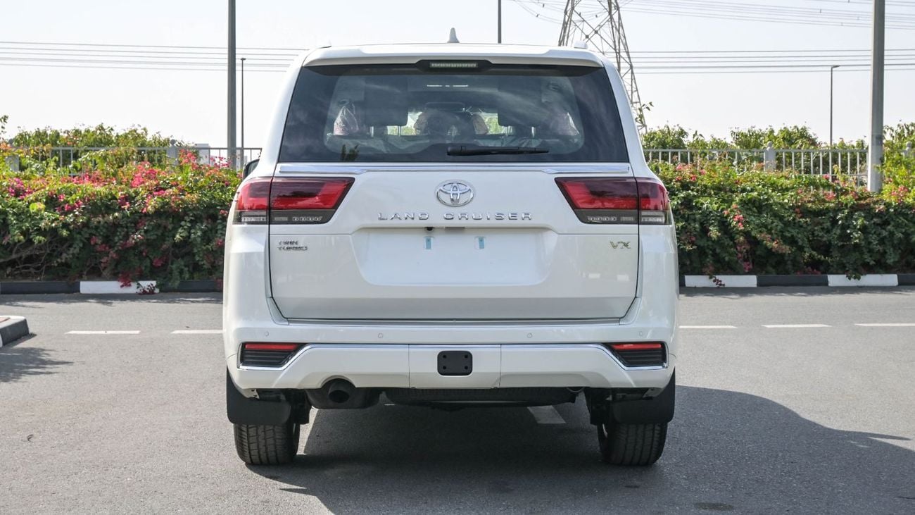 Toyota Land Cruiser VX ECTAI0026 - 2026 Toyota LC300 VX - 3.5L Petrol Auto - With Radar - White w Black