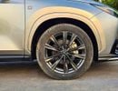 لكزس NX350 F SPORT TURBO CHARGED/PANORAMIC ROOF/275 HP ENGINE/2.4L PETROL AWD/CODE#NXP3F