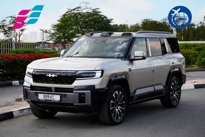 بي واي دي ليوبارد 8 2025 Leopard 8  NEW Flagship 5-seates AWD Gold in White 0Km