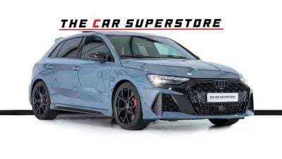 Audi RS3 TFSI quattro 2.5L Sportback Al Nabooda warranty Service Contract-Carbon RS Bucket Seats-Special Colo