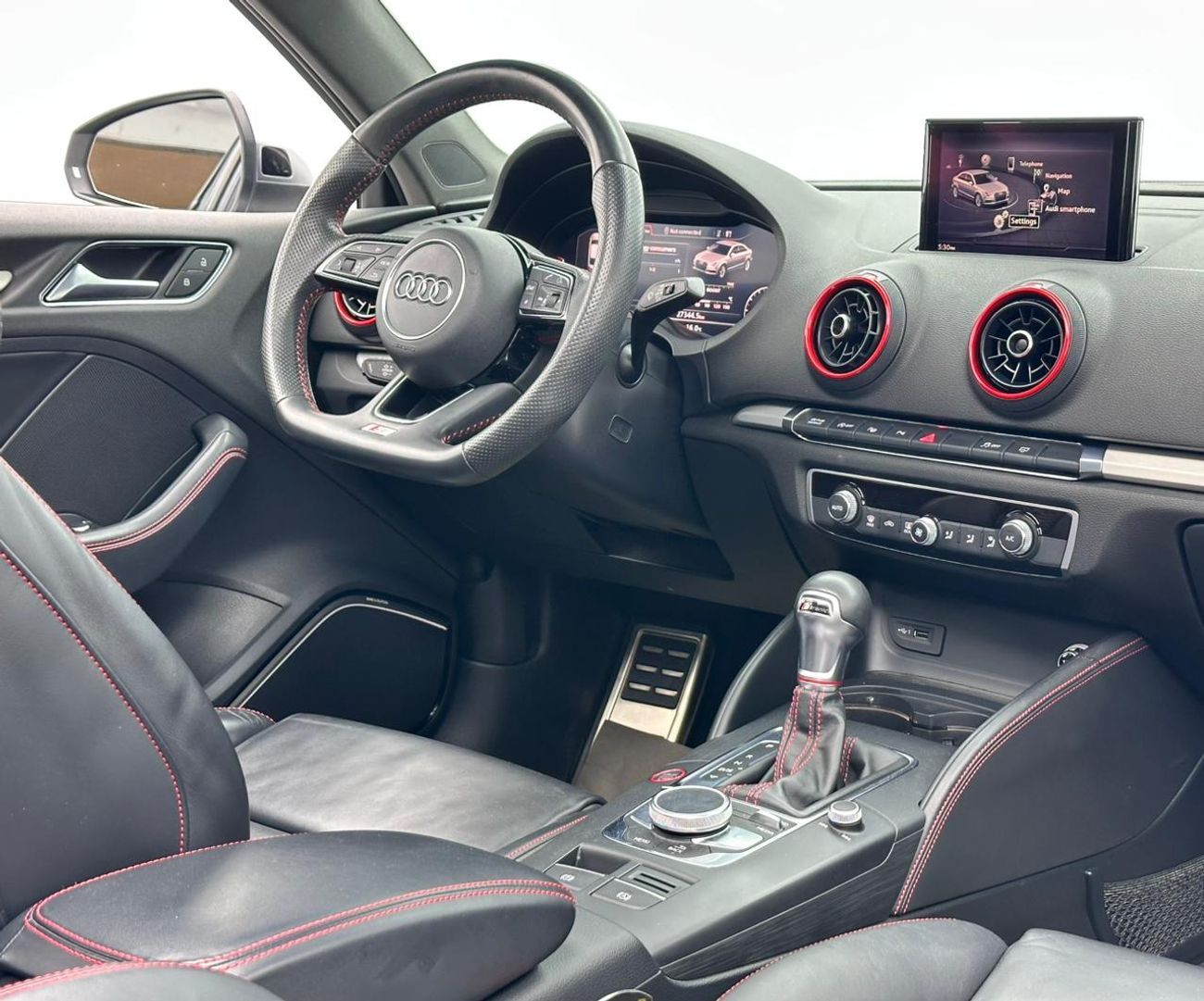 Audi S3 TFSI quattro 2.0L 2018 Audi S3 TFSI Quattro, Full Service History, GCC