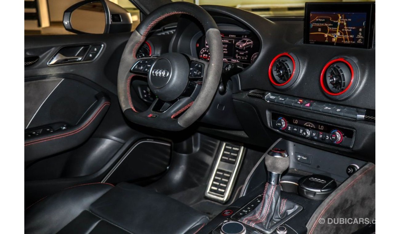 أودي RS3 Audi RS3 (NARDO GREY) 2018 GCC under Agency Warranty with Zero Down-Payment.