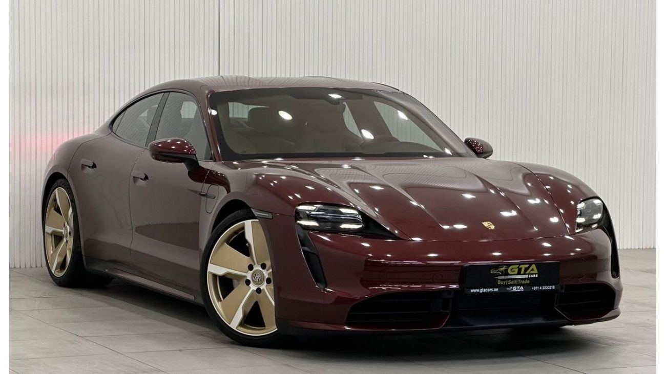 بورش تايكان 2021 Porsche Taycan Turbo, Jan 2027 Porsche Warranty, 2028 Battery Warranty, GCC