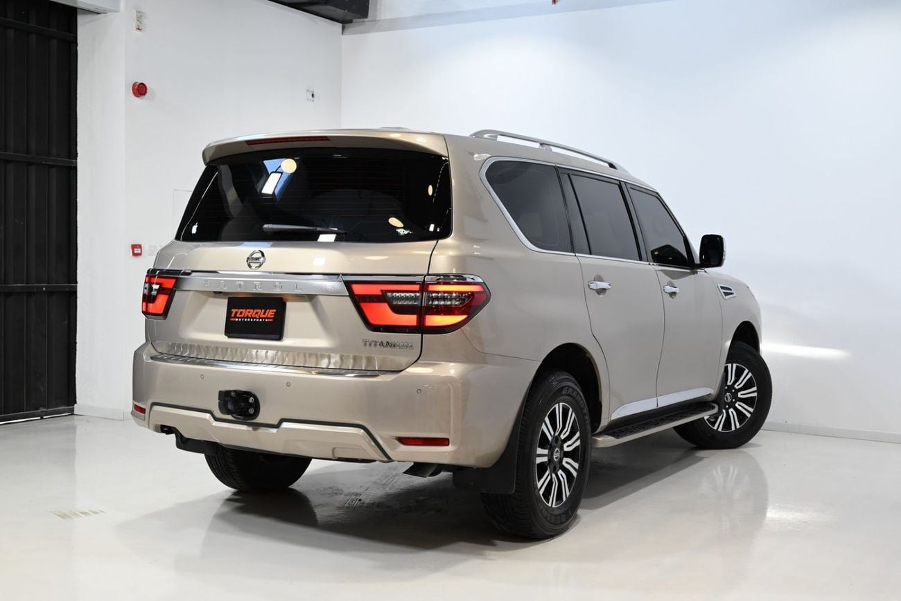 نيسان باترول SE TITANIUM 2021 Nissan Patrol SE Titanium, Al Futtaim Warranty and Service Pack, GCC
