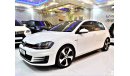 Volkswagen Golf AMAZING!!! Volkswagen GTI 2016 Model!! in White Color! GCC Specs