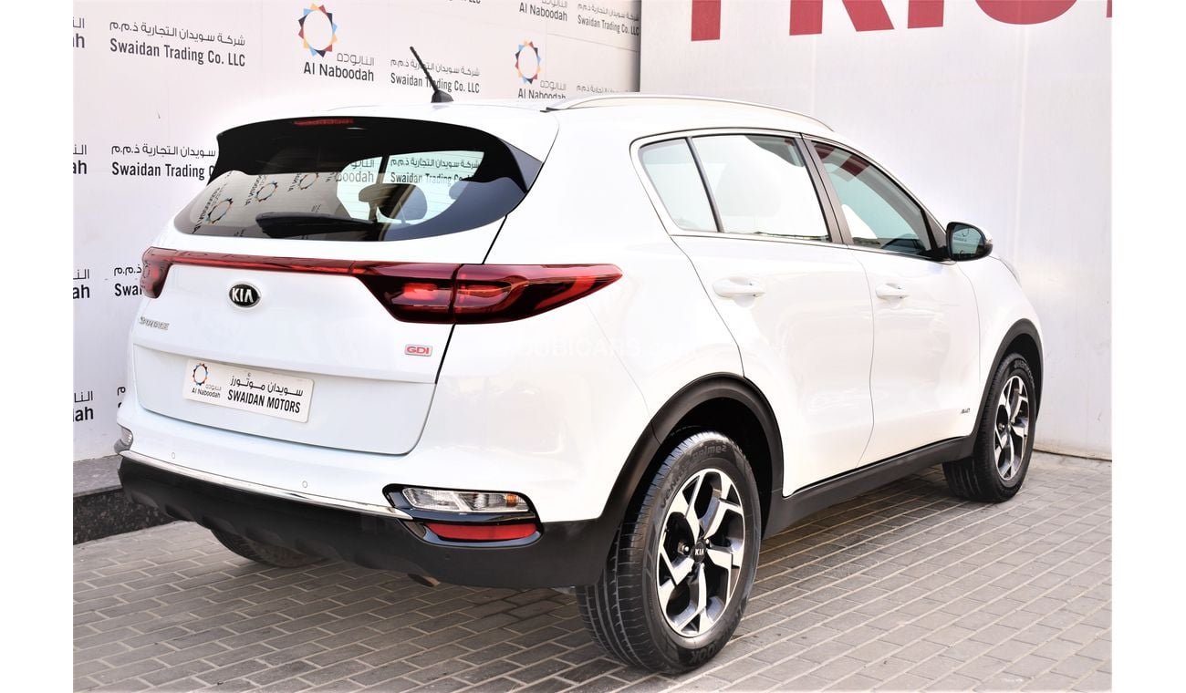 كيا سبورتيج AED 1545 PM | 2.4L GDI AWD GCC WARRANTY