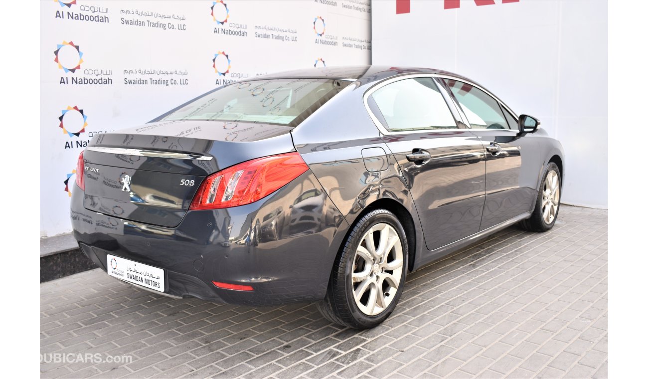 بيجو 508 1.6L ALLURE TURBO 2014 GCC SPECS FULL OPTION