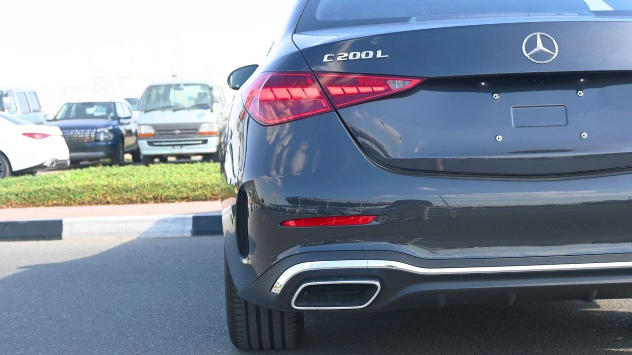 مرسيدس بنز C 200 Mercedes C200 L 2025 1.5L 4 Cylinder 170 hp  4 Doors 5 Seats Grey outside Black inside