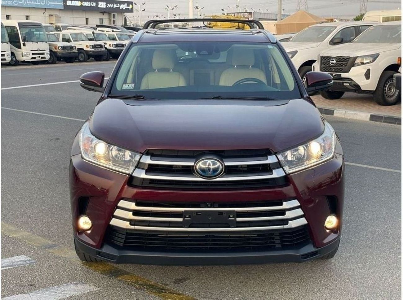 تويوتا هايلاندر 2017 Toyota Highlander Hybrid Fuel Limited Edition Full Option Panoramic View - 360* 5 CAM - 4x4 AWD