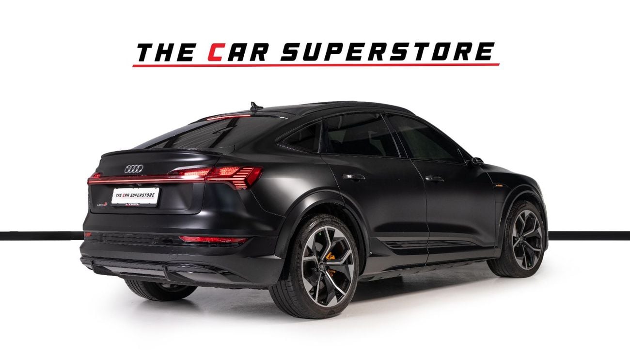 Audi etron 95 kWh Quattro SLine-GCC-Al Nabooda Warranty &amp; Service Package Until 11/2027