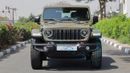 Jeep Wrangler RUBICON (For Export , НА ЭКСПОРТ) 2.0L Turbo 4x4 2025 GCC Без пробега