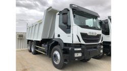 Iveco Trakker Iveco Trakker AD380T38H 6X4, Automatic transmission, vertical exhaust fitted with 18 cbm Atlas Tippe