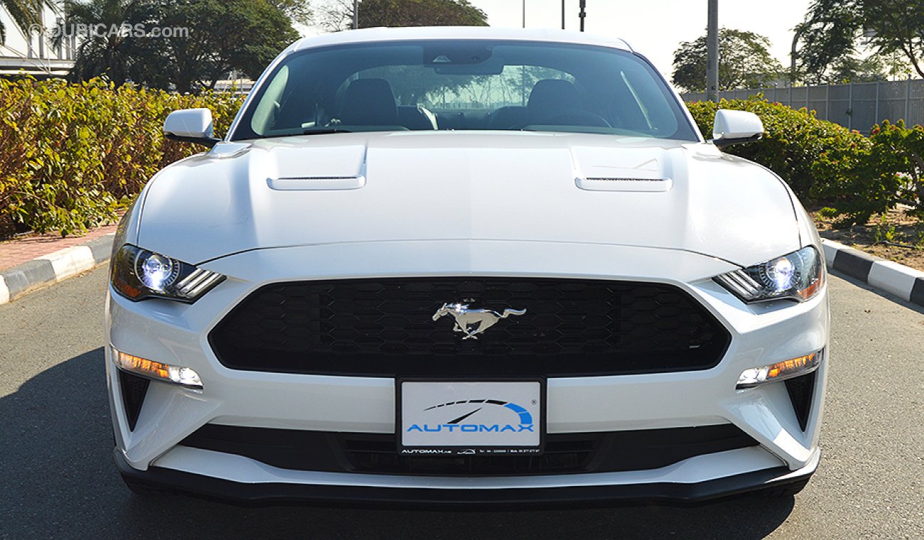 Ford Mustang 2019 Ecoboost, 2.3L V4, GCC, 0km w/ 3Yrs or 100K km WTY + 60K km SERV @ Al Tayer