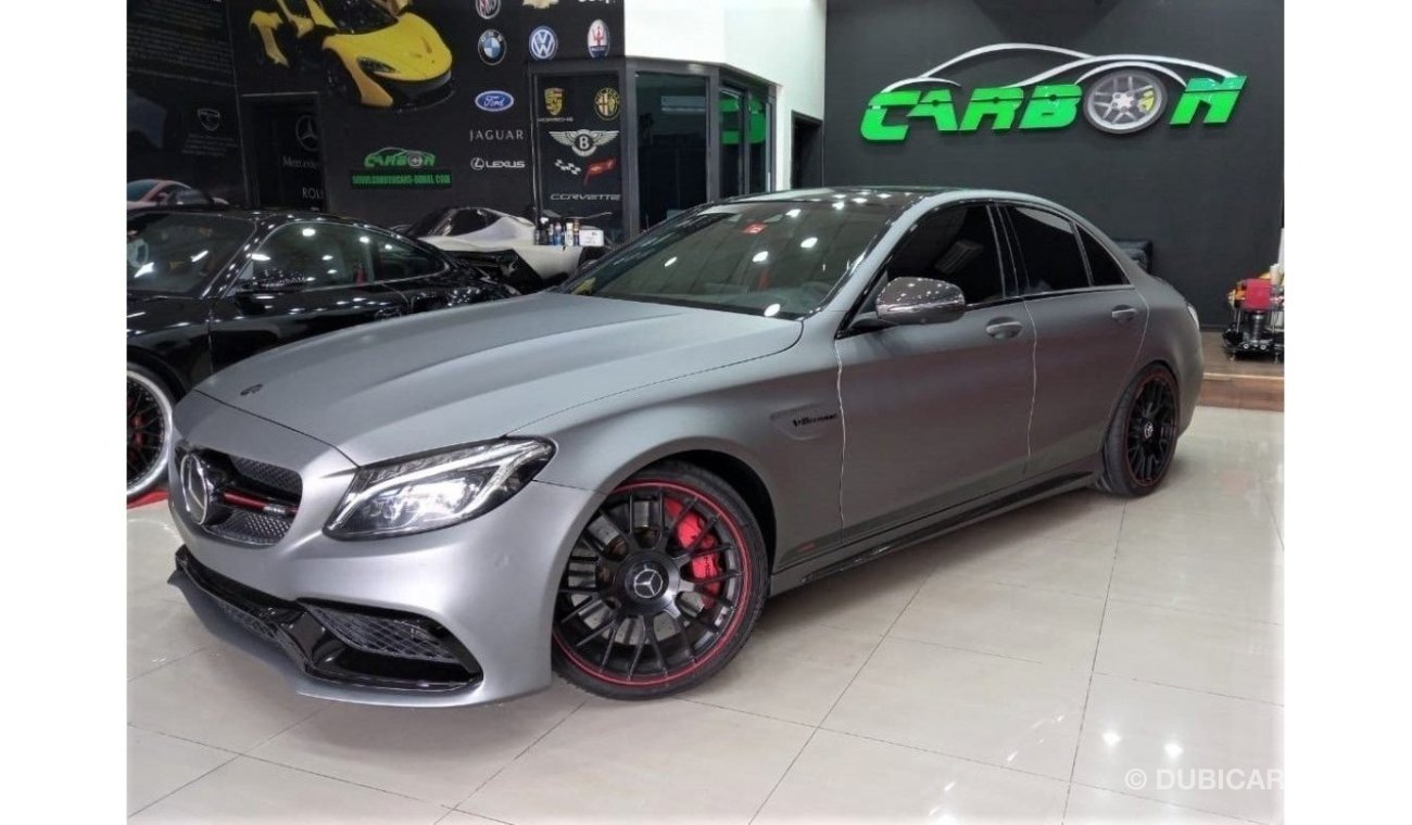 Mercedes-Benz C 63 AMG MERCEDES C63S 2015 GCC IN BEAUTIFUL SHAPE FOR 145K AED