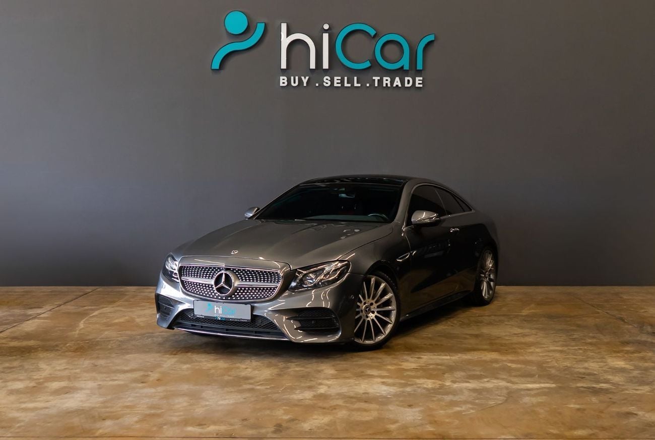 Mercedes-Benz E200 AED 2,299 pm  • 0% Downpayment • Mercedes E 200 Premium Coupe  • 1 Year Warranty