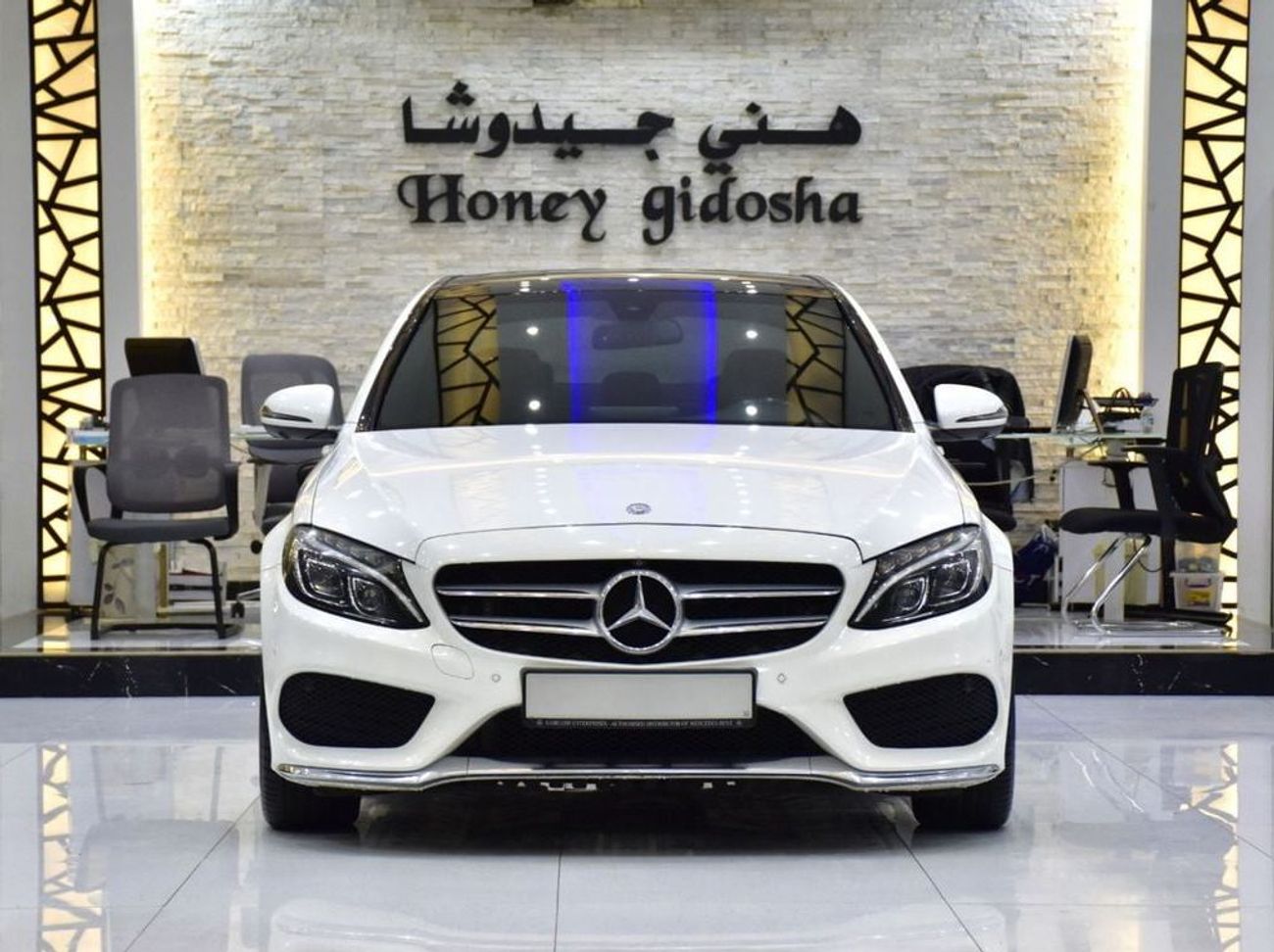 Mercedes-Benz C 200 EXCELLENT DEAL for our Mercedes Benz C200 ( 2017 Model ) in White Color GCC Specs