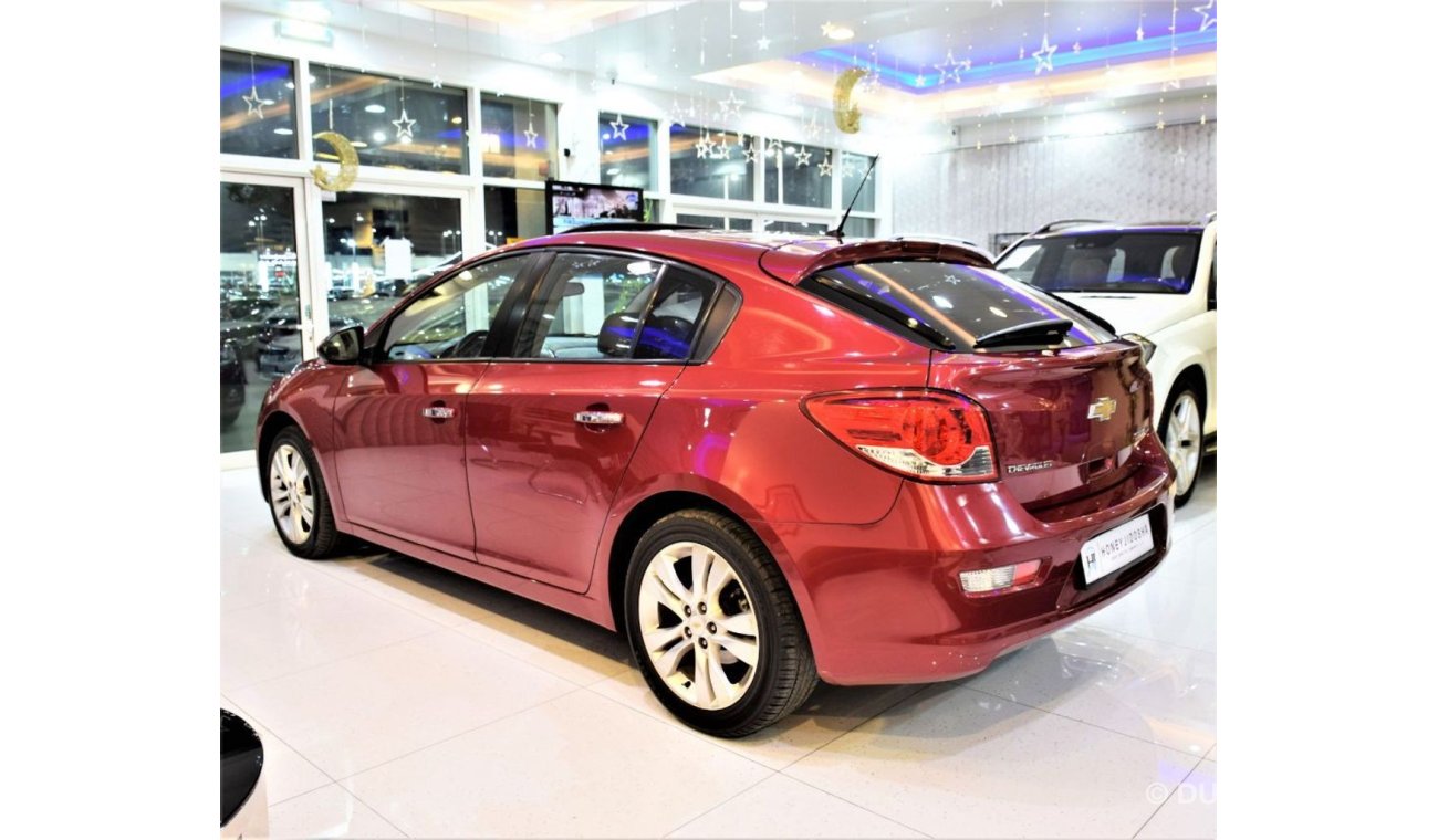 شيفروليه كروز VERY LOW MILEAGE! ONLY 85,000KM! Chevrolet Cruze LT HATCHBACK 2013 Model!! in Red Color! GCC Specs