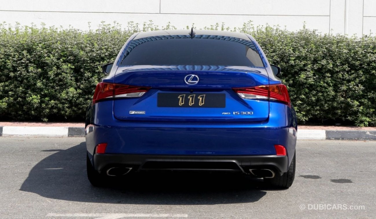 لكزس IS 300 F SPORT AWD / Canadian Specifications