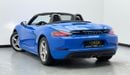 Porsche 718 Boxster Std 2.0L A/T 2024 Porsche 718 Boxster Convertible, June / 2026 Porsche Warranty, Excellent Condition
