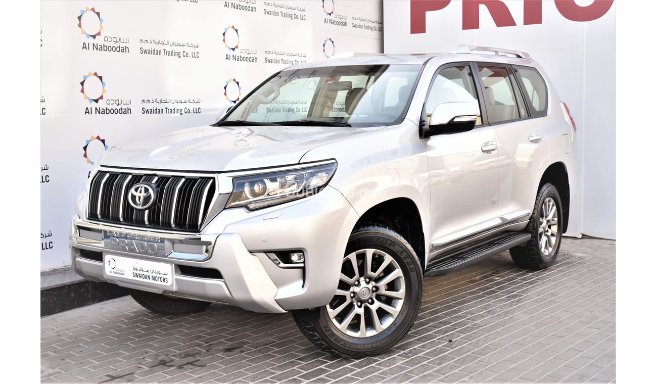 تويوتا لاند كروزر PRADO 4.0L VXR V6 4WD 2018 GCC SPECS DEALER WARRANTY