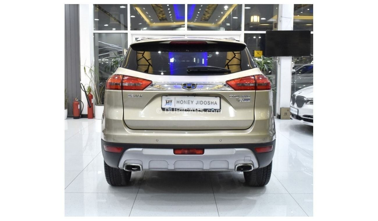 Geely Emgrand X7 EXCELLENT DEAL for our Geely Emgrand X7 Sport ( 2017 Model ) in Gold Color GCC Specs