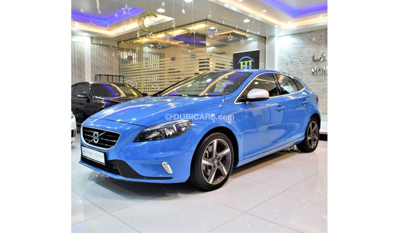 Volvo V40 Volvo V40 T5 R-Design ( 2016 Model! ) in Blue Color! GCC Specs