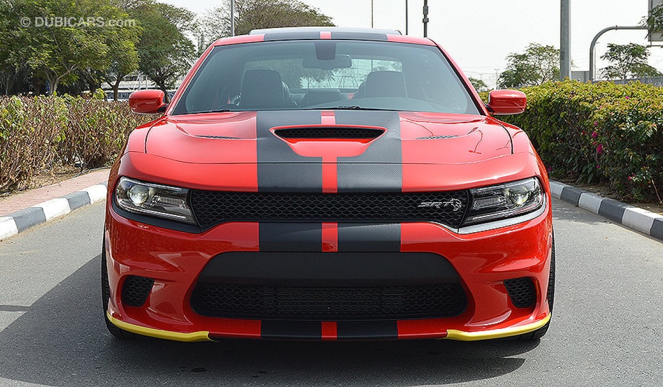 Dodge Charger Hellcat 2018, 6.2 V8 Supercharged HEMI, GCC, 0km with 3 Years or 100,000km Warranty # 707hp