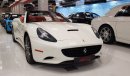 فيراري كاليفورنيا 2011 Ferrari California Gcc car finished in white , full red leather , Immaculate