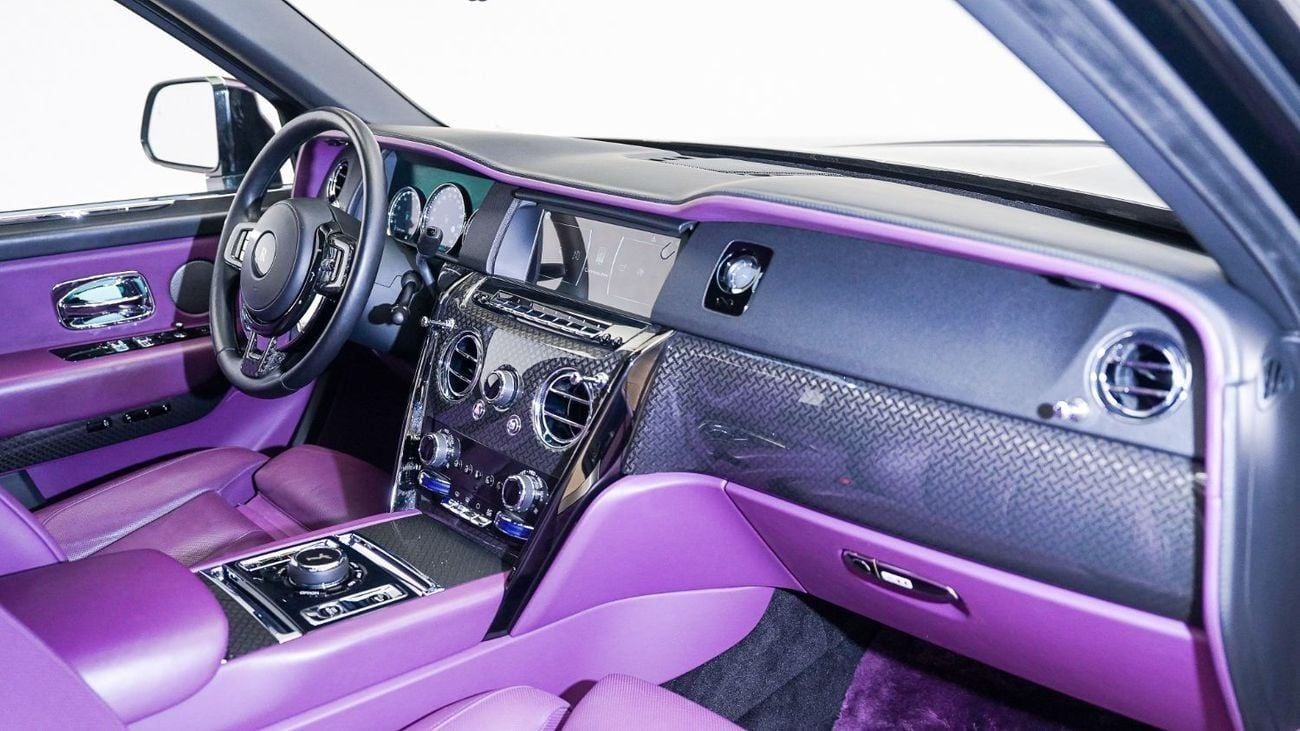 رولز رويس كولينان Special Offer | AED 20,288 PM | Warranty - Service June 2026 | GCC | 2022 Rolls-Royce Cullinan - Bla