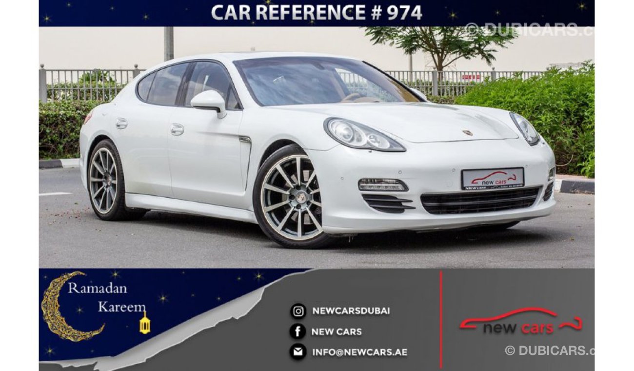 Porsche Panamera 2013 - GCC - ZERO DOWN PAYMENT - 2105 AED/MONTHLY - 1 YEAR WARRANTY