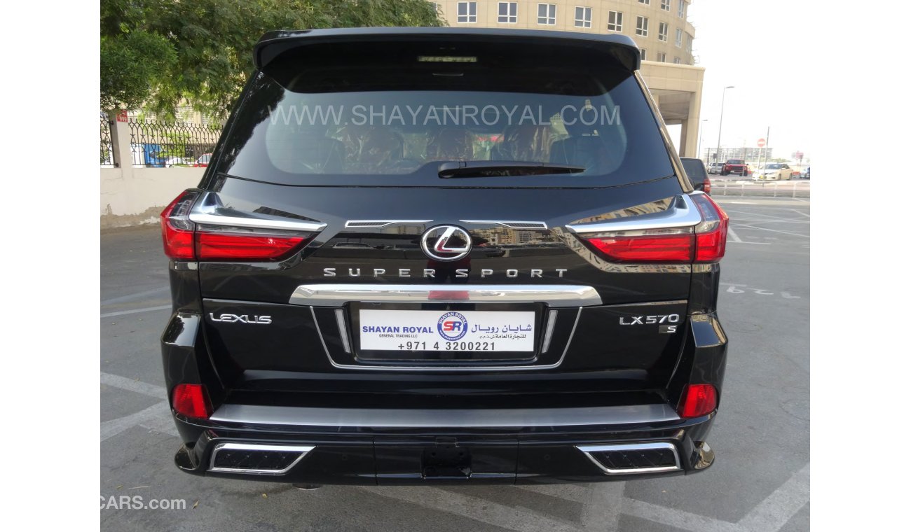 Lexus LX570 Super Sport 5.7L V8 2020 Model Full Option ( Export Only ) Not for sale in GCC Country