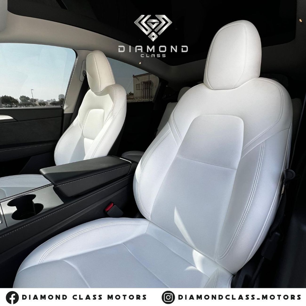 Tesla Model Y Tesla Model Y Performance   White Interior Auto Pilot  2024 GCC  Under Tesla Warranty