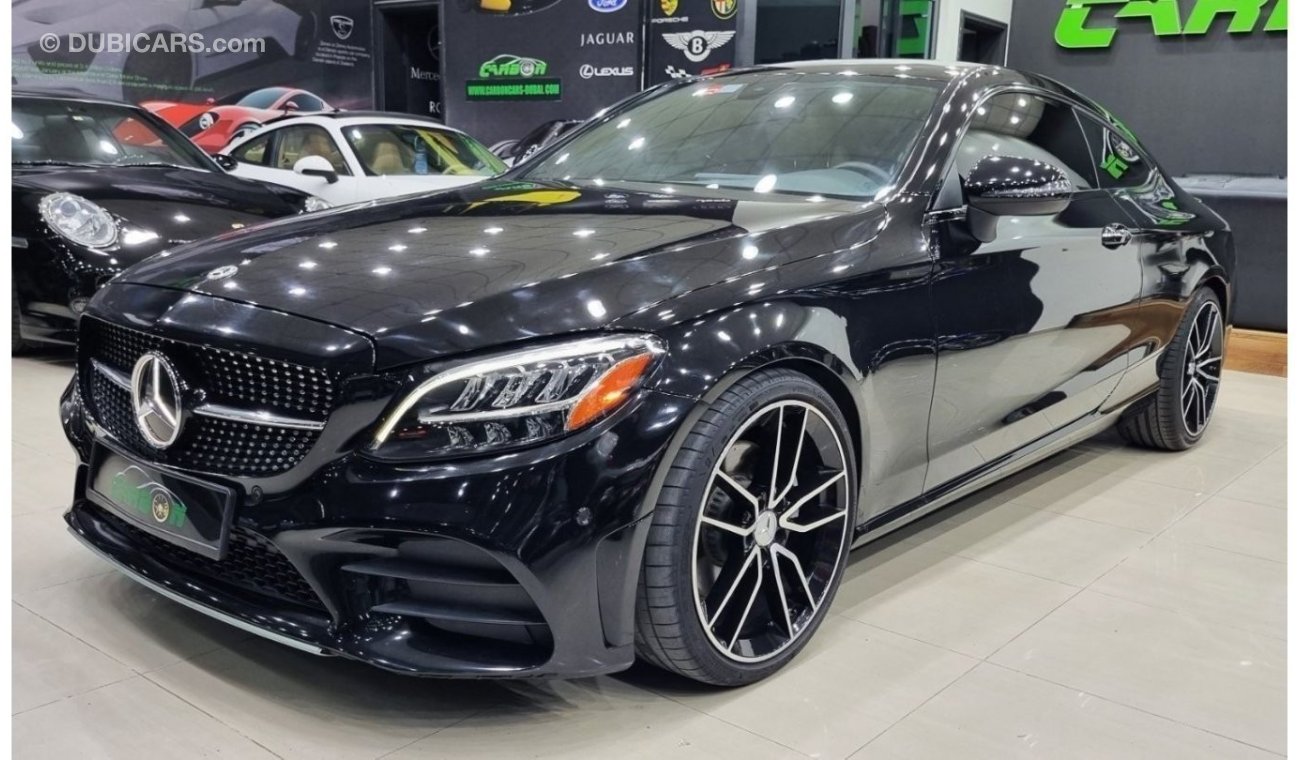 مرسيدس بنز C 300 كوبيه MERCEDES C300 COUPE 2019 IN BEAUTIFUL SHAPE FOR 115K AED