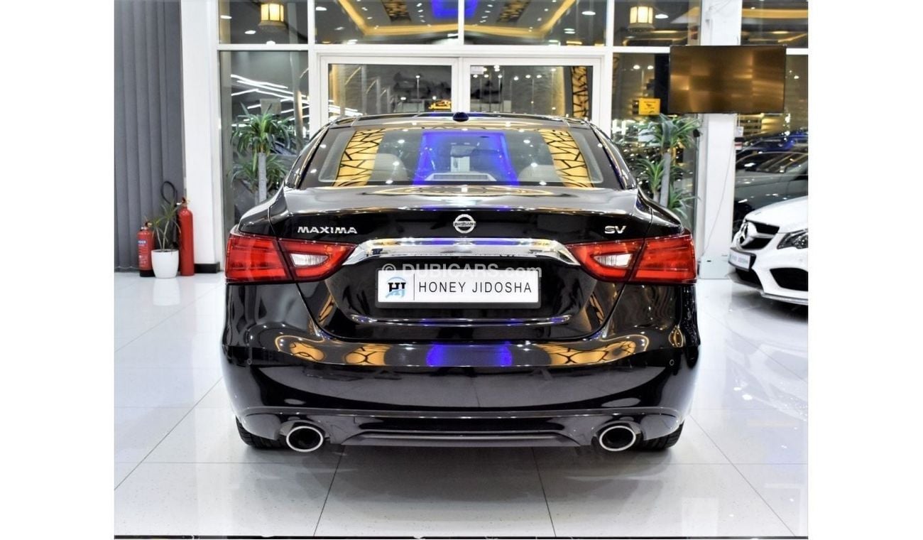 Nissan Maxima EXCELLENT DEAL for our Nissan Maxima SV ( 2018 Model ) in Black Color GCC Specs