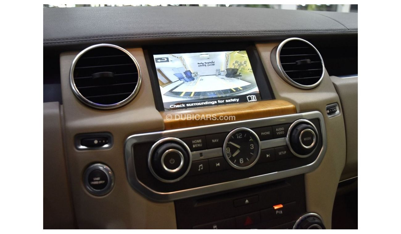 Land Rover Discovery EXCELLENT DEAL for our Land Rover LR4 SCV6 HSE ( 2015 Model ) in Red Color GCC Specs