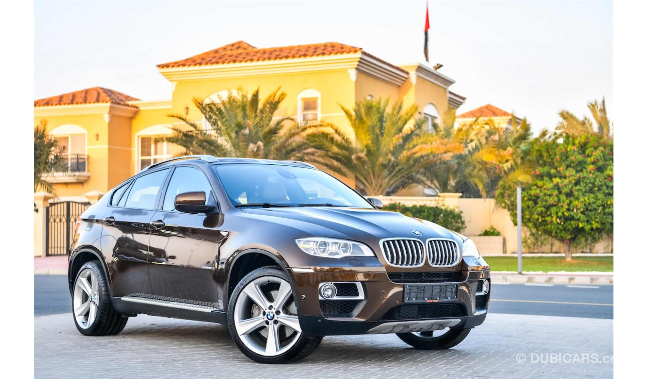 BMW X6 Xdrive50i - Agency Warranty - AED 1,939 Per Month - 0% DP