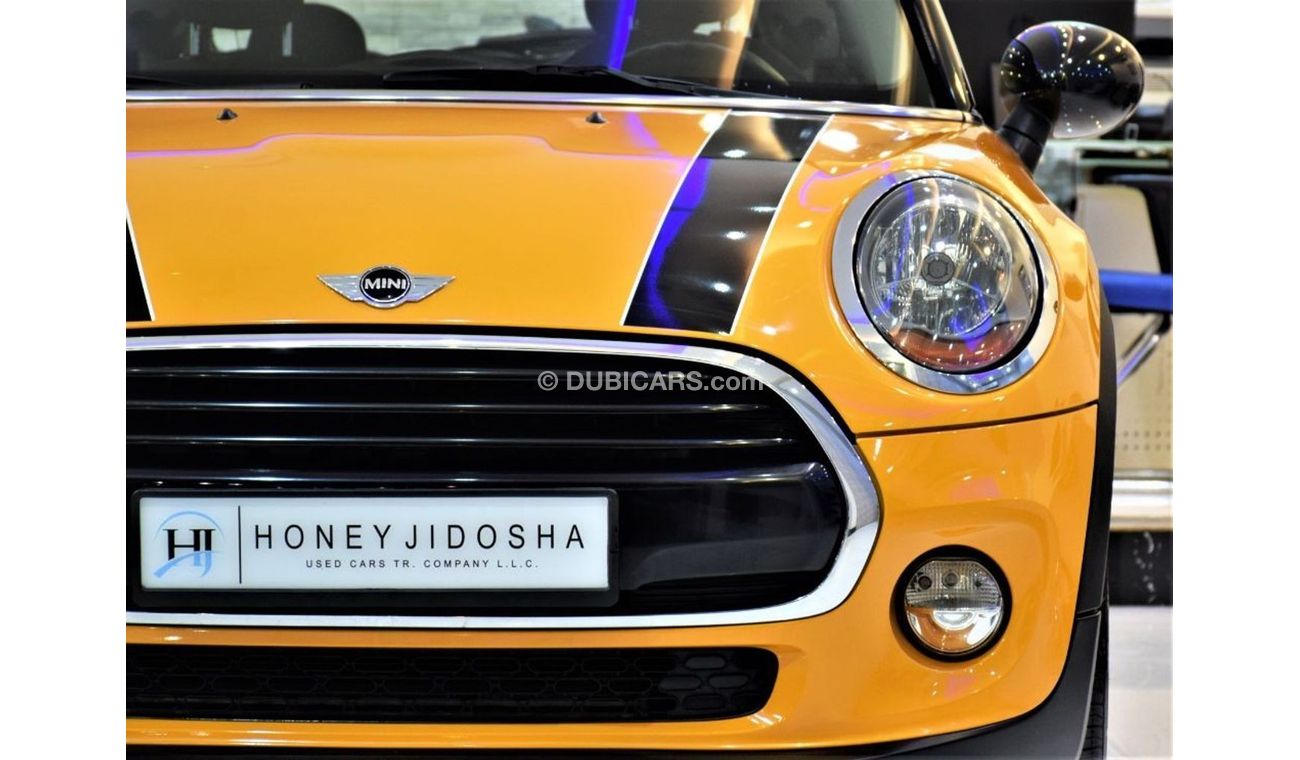 Mini Cooper AMAZING Mini Cooper 2016 Model! Orange Color GCC Specs