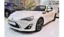 Toyota 86 AMAZING Toyota GT 86 VTX 2014 Model!! in White Color! GCC Specs