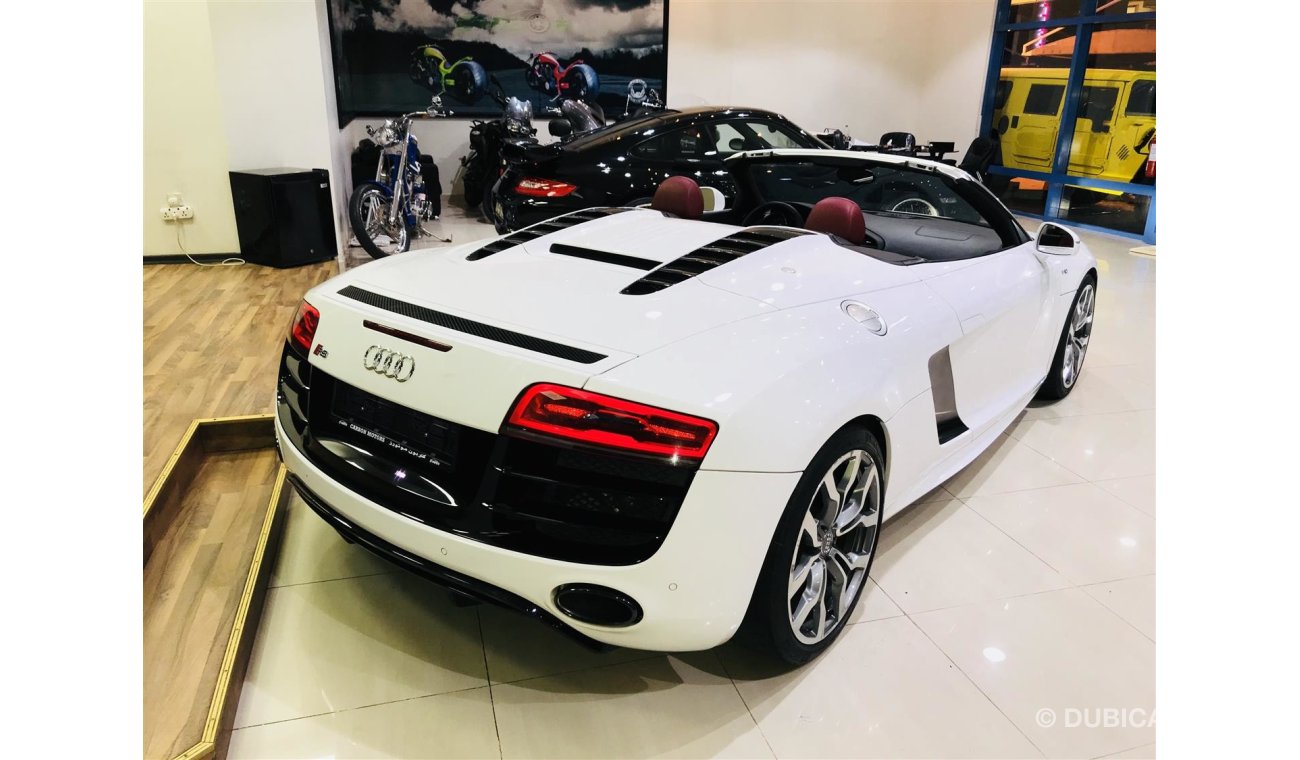 Audi R8 V10 CABRIOLET- GCC - 2012 - ONE YEAR WARRANTY