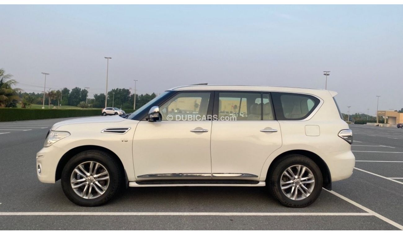 نيسان باترول LE بلاتينوم 1 على 1 رادار تحكم مسار كراسي كهرباء شاشات خلفيه خمس كاميرات بدون حادث بدون