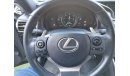 Lexus IS250 Specifications F import number one fingerprint slot leather alloy wheels cruise control sensors cont