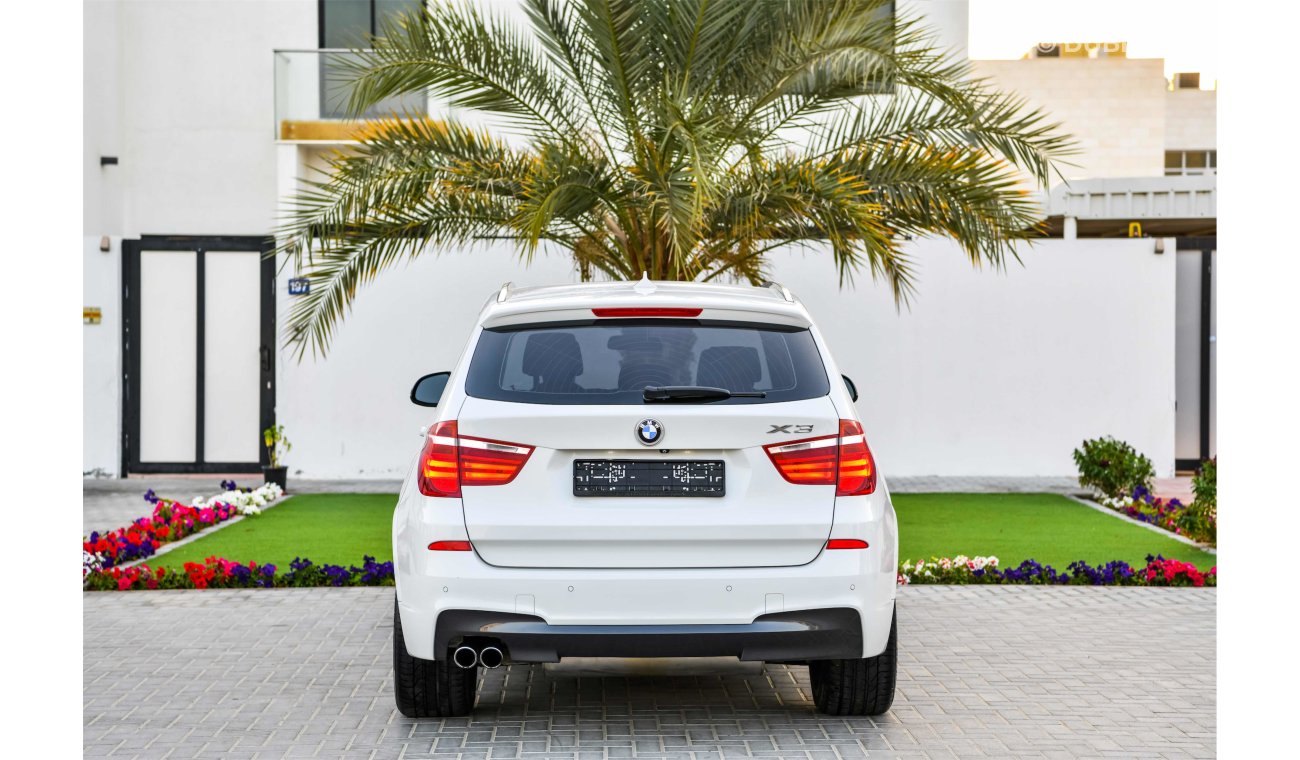 BMW X3 XDrive-28i M Kit - 3 Y Warranty!  - GCC - AED 2,134 per month - 0% Downpayment