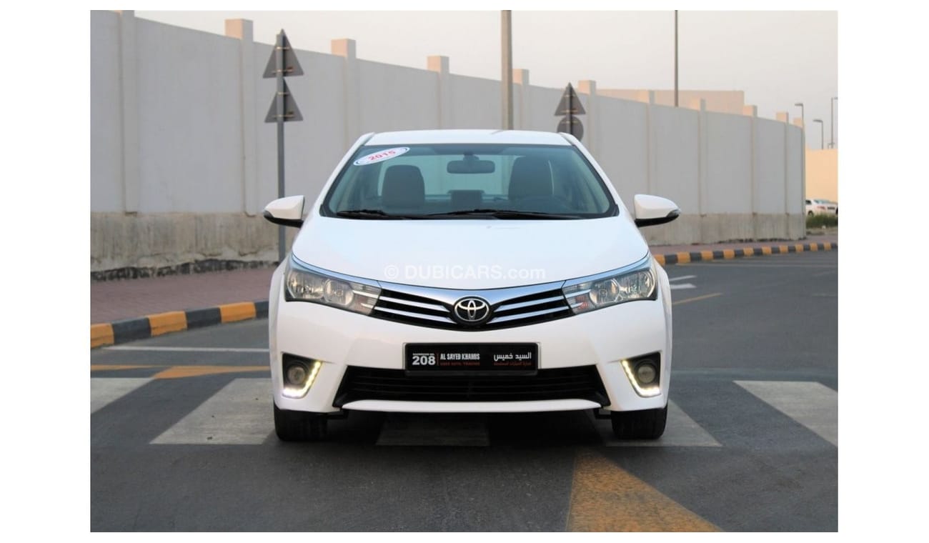 تويوتا كورولا تويوتا كورولا 2015 خليجي رقم 2 بصمه 1.6 بحالة ممتازة بدون حوادث نظيفه جدا من الداخل والخارج